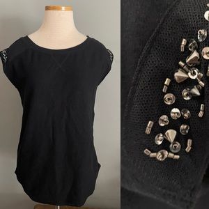 Modern Rock Embellished Top NWT Rock & Republic